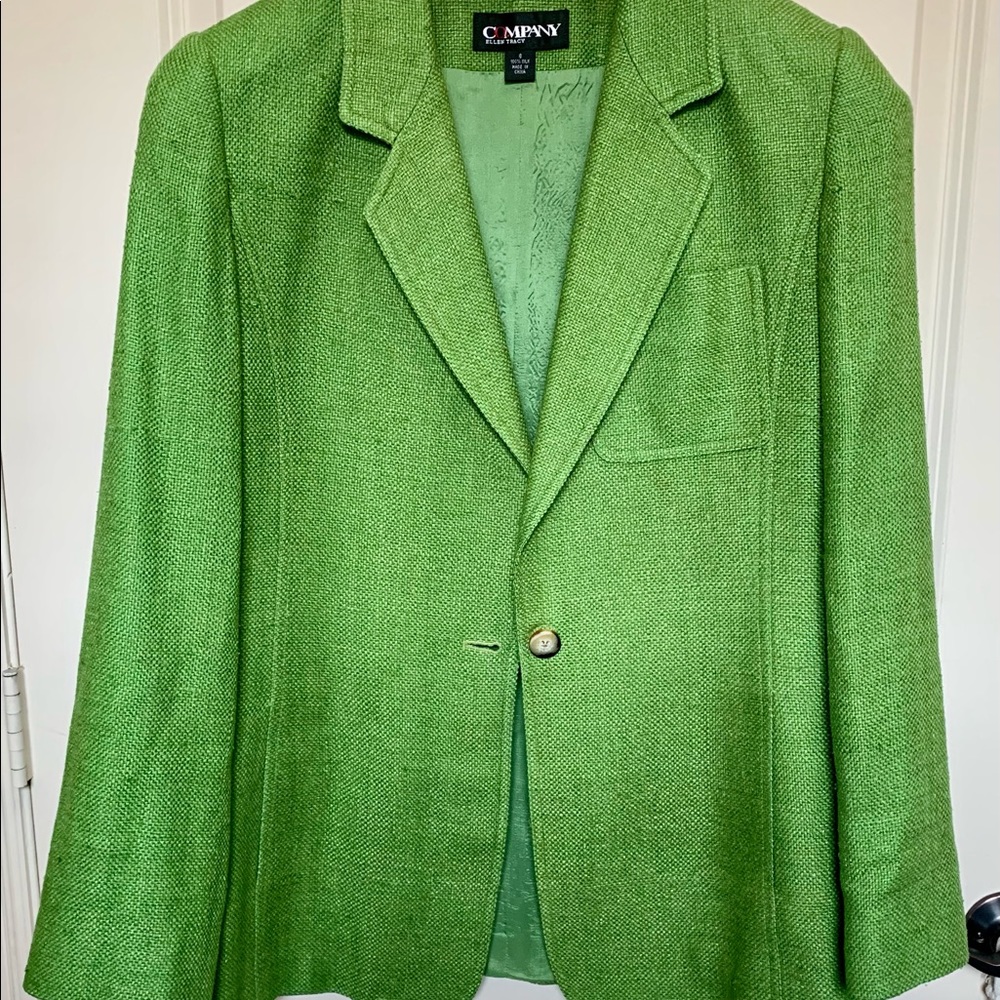 Green blazer, Company by Ellen Tracy